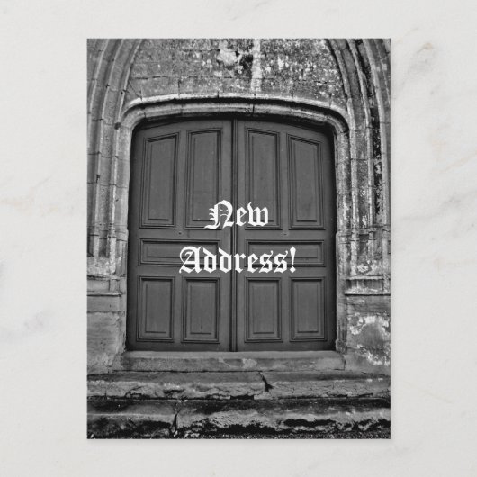 ゴシック新しいアドレス 案内ポストカード (正面)