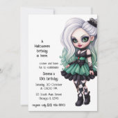 ゴシック日本のの 招待状 (正面)