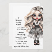 ゴシック日本のの 招待状 (正面/裏面)