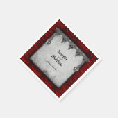 ゴシック暗黒ロマンス結婚ズ スタンダードカクテルナプキン (角)