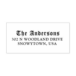 ゴシック書名住所 セルフインキングスタンプ