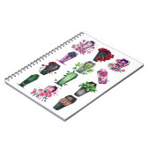 ゴシック棺の手帳の葬儀長ギフト ノートブック (左側)