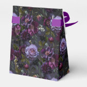 ゴシック様式とムーディパープル結婚フローラ フェイバーボックス (裏面サイド)