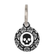 ゴシック様式のかわいい不気味スカルエレガントダマスク