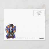 ゴシック様式のアッシンフェアリーアートハガキ「ラプソディ」 ポストカード (裏面)