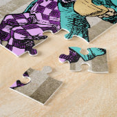 ゴシック様式のアリスIII -不機嫌の帽子屋とウサギ ジグソーパズル (側面)