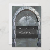 ゴシック様式のアルクプラークゴシック結婚ズ 招待状 (正面)