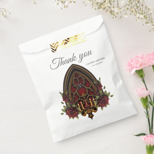 ゴシック様式のアーチスカル。 フェイバーバッグ (封をした状態)