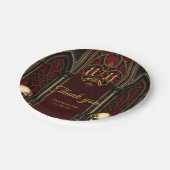 ゴシック様式のアーチスカル。 ペーパープレート (アングル)