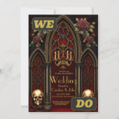 ゴシック様式のアーチスカル。 招待状 (正面)