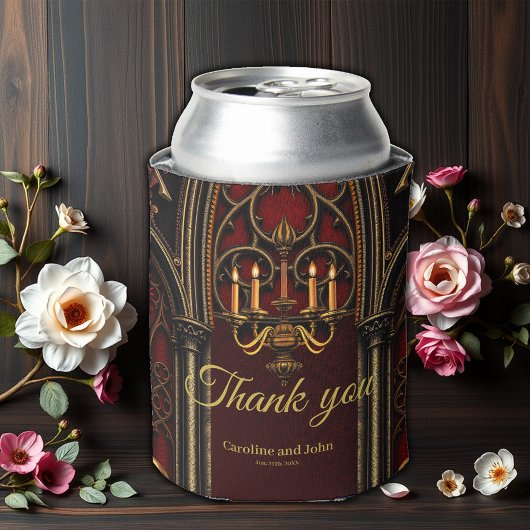 ゴシック様式のアーチスカル。 缶クーラー