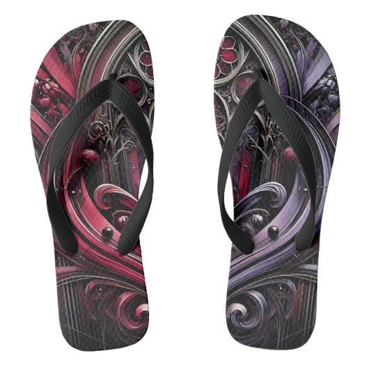 ゴシック様式のアーチビーチサンダル ビーチサンダル (フットベッド)