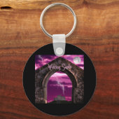 ゴシック様式のアーチ キーホルダー (正面)