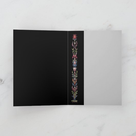 ゴシック様式のアートの共感カードのカスタマイズ カード (内部)