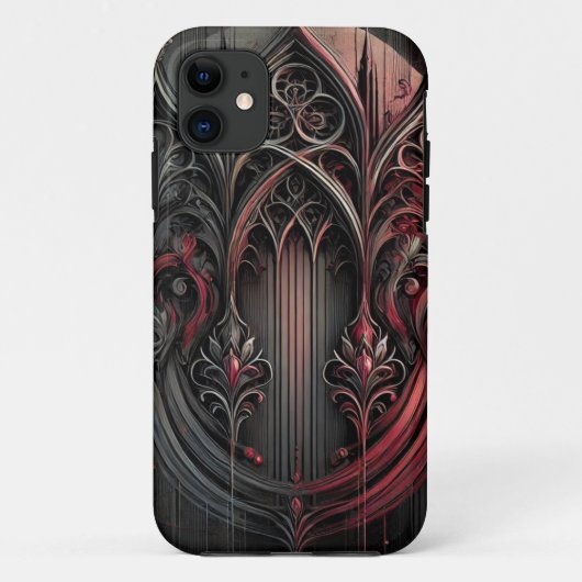 ゴシック様式のアートフォンケース – スタイリッシュ保護 Case-Mate iPhoneケース (裏面)