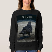 ゴシック様式のアーバンレイヴンブラックバード スウェットシャツ (正面)