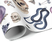 ゴシック様式のウィッチクラフトおよび魔法アクセサリー ラッピングペーパー (ロールコーナー)