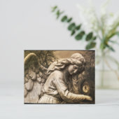 ゴシック様式のエンジェル葉書 ポストカード (スタンド正面)