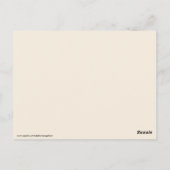 ゴシック様式のエンジェル葉書 ポストカード (裏面)