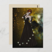 ゴシック様式のガールポストカード ポストカード (正面/裏面)