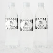 ゴシック様式のキャリッジハロウィーンのベビーシャワー ペットボトルラベル (ボトル)