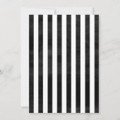 ゴシック様式のキャリッジハロウィーンのベビーシャワー 招待状 (裏面)