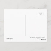 ゴシック様式のキュティーズのはがき ポストカード (裏面)