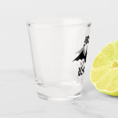 ゴシック様式のクリスマスこうもり ショットグラス (左)