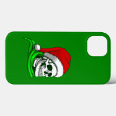 ゴシック様式のクリスマスサンタスカル骨格 Case-Mate iPhoneケース (裏面 (横))