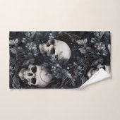 ゴシック様式のクリスマススカル バスタオルセット (ハンドタオル)