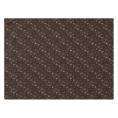 ゴシック様式のクリスマスツリー雪だるま動物 テーブルクロス (正面(横))