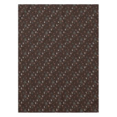 ゴシック様式のクリスマスツリー雪だるま動物 テーブルクロス (正面)