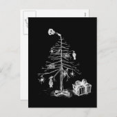 ゴシック様式のクリスマスツリー シーズンポストカード (正面/裏面)