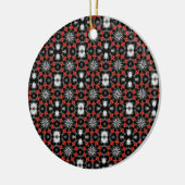 ゴシック様式のクリスマスデザイン セラミックオーナメント (左)