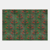 ゴシック様式のクリスマストトリオ ラッピングペーパーシート (正面3)