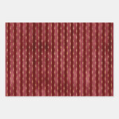 ゴシック様式のクリスマストトリオ ラッピングペーパーシート (正面)