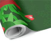 ゴシック様式のクリスマスビーナスのフライトラップスプーク ラッピングペーパー (ロールコーナー)