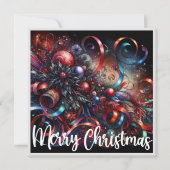 ゴシック様式のクリスマスベル シーズンカード (正面)