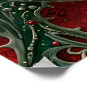 ゴシック様式のクリスマスポスター ポスター (角)