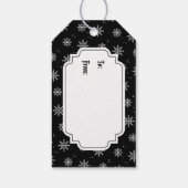 ゴシック様式のクリスマスリース ギフトタグ (裏面)