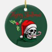 ゴシック様式のクリスマス装飾 セラミックオーナメント (裏面)