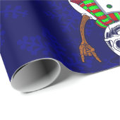 ゴシック様式のクリスマス骨格雪だるまゴトマスクリepmas ラッピングペーパー (ロールコーナー)