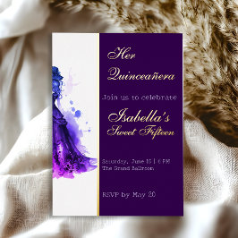 ゴシック様式のグラムクリン 箔招待状