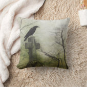 ゴシック様式のグリーンミスト クッション (ブランケット)