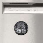 ゴシック様式のケルト様式の十字墓墓 マグネット (インサイチュ (食洗機))