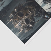 ゴシック様式のサイバパンク顔マスク 薄葉紙 (詳細)