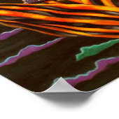 ゴシック様式のジェニーと幽霊猫ちゃんポスター ポスター (角)