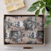 ゴシック様式のスカルタイルパーティー 薄葉紙 (ギフト)