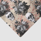 ゴシック様式のスカルタイルパーティー 薄葉紙 (詳細)