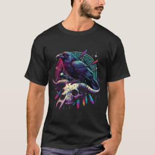 ゴシック様式のスカル Tシャツ